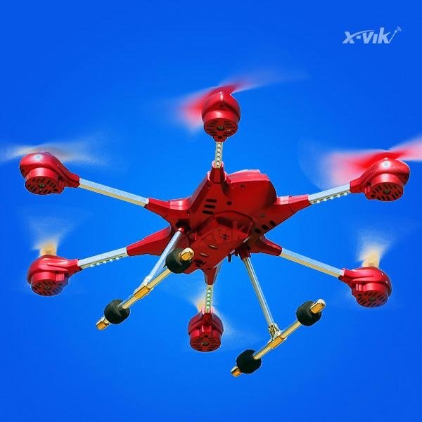 New product Headless Mode One Key Return RC hexacopter With HD camera Atmosphere