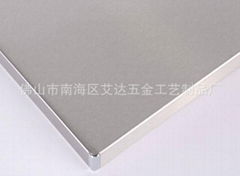 The color of stainless steel kitchen cabinet doors