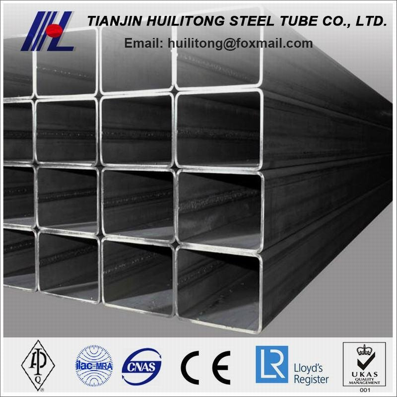 large diameter square carbon steel tube sizes