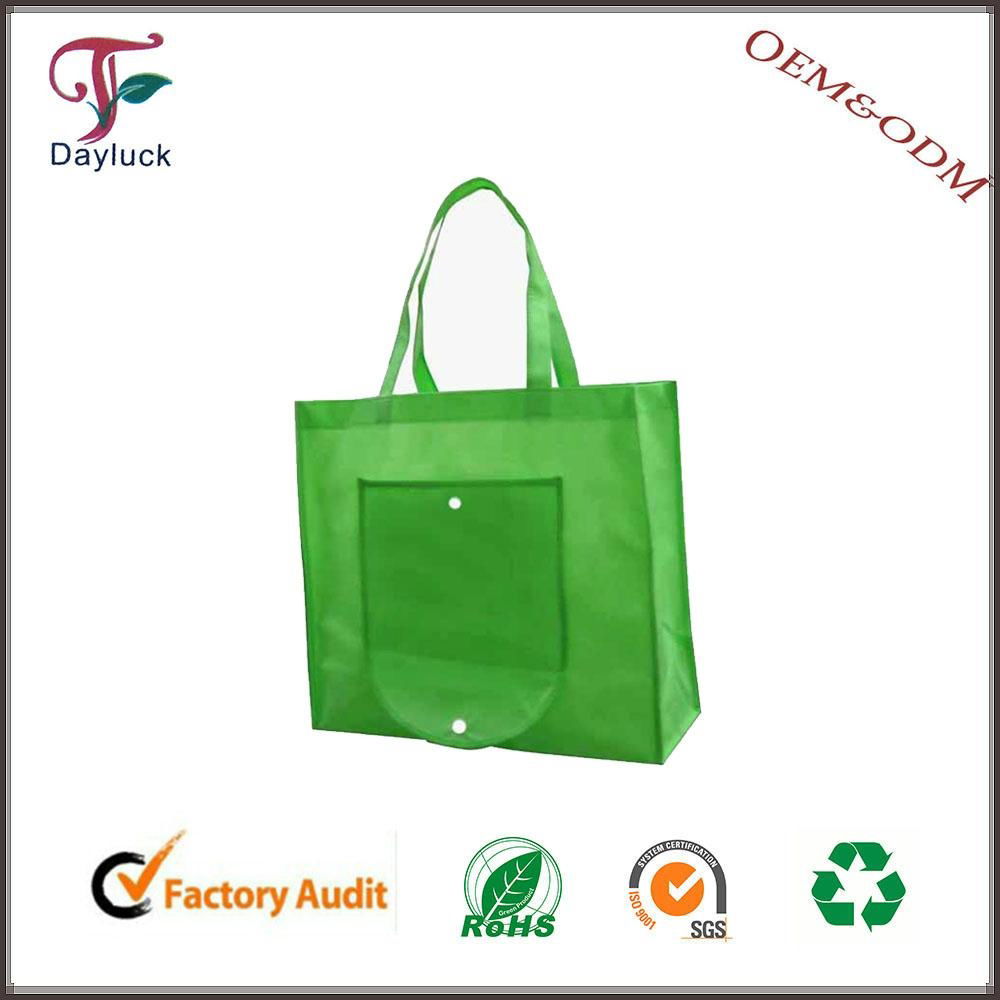 Recyclable cotton convenient foldable shopping bag SB105 DAYLUCK