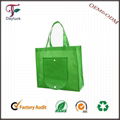 Recyclable cotton convenient foldable shopping bag 