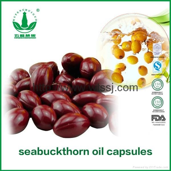 Green Organic Healthcare supplement Seabuckthorn Berry Oil Softgel 3