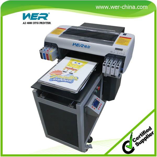  New Design Hot Sale A2 Size  Direct to Garment Printer for Fabric Cotton  