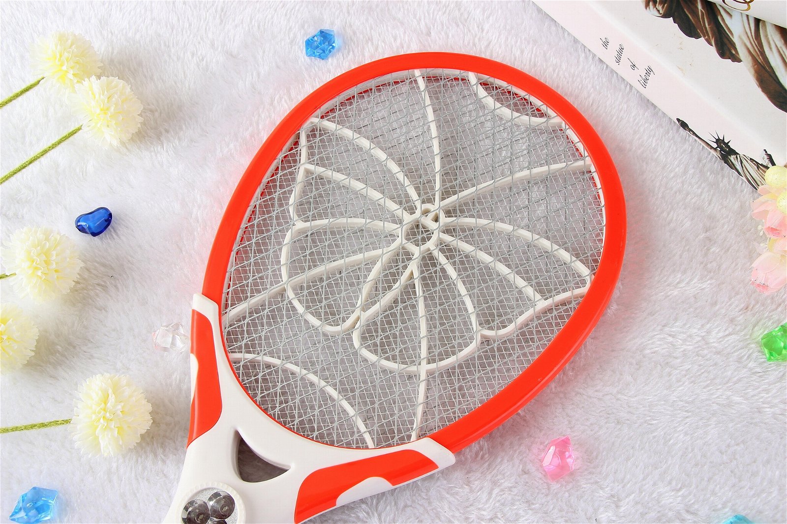 Rechargaeable Mosquito 3 layer net  Swatter  operating on 220V  with round plug 3