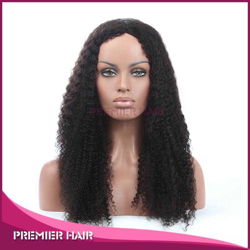 Wholesale 24 Inch Kinky Curly Virgin Brazilian Human Hair Wig 3