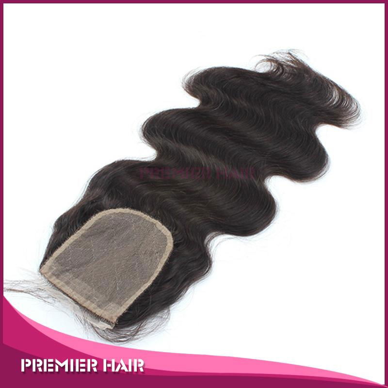 Virgin Malaysian Hair Silk Base Lace Closure 2