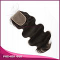 Virgin Malaysian Hair Silk Base Lace Closure 5