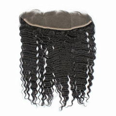 Virgin Peruvian Human Hair Ear to Ear Lace Frontal