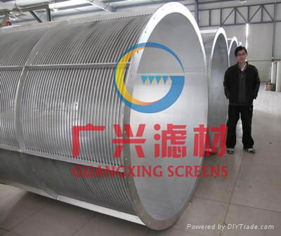 Large diameter rotary drum  screen  for sugar mill  4