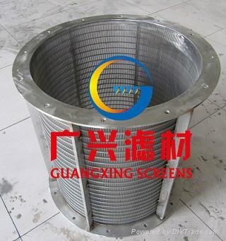 Large diameter rotary drum  screen  for sugar mill  3