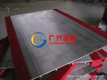 Wedge wire flat panel screen  2