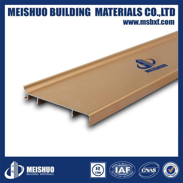 Waterprofing metal skirting board cover for wall decoration