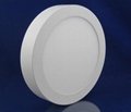 round 18w mount surface led panel light 6500k 3year warranty CE RoHS certificate