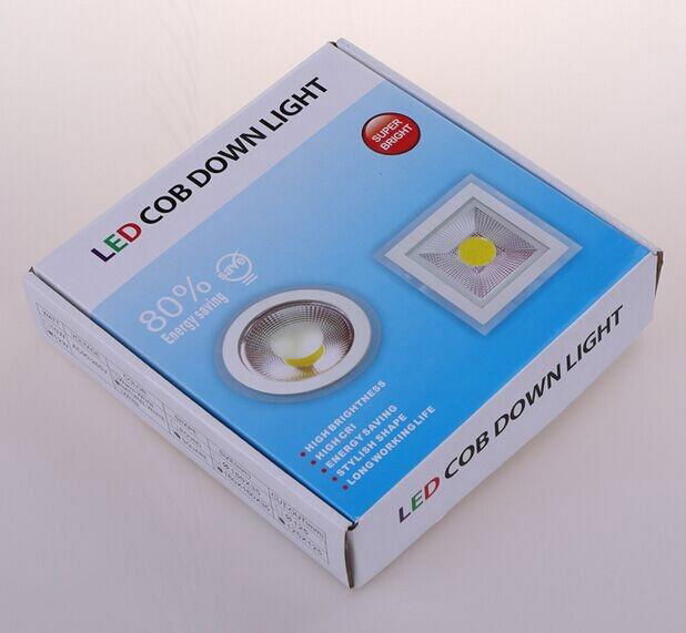 200mm COB led glass panel light 15w  for ceiling lighting  5
