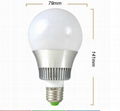 10W RGB led bulb lamp 16 color changes with remote controller  80mm diameter 4