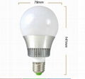 10W RGB led bulb lamp 16 color changes with remote controller  80mm diameter