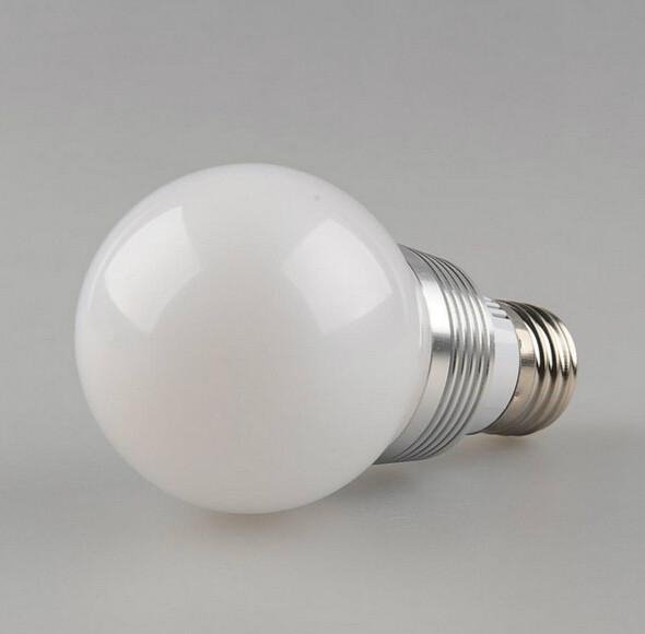 3W E27 RGB LED Light Bulb Lamp 24key Wireless Remote Controller Magic Lighting  3