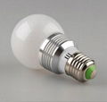 3W E27 RGB LED Light Bulb Lamp 24key Wireless Remote Controller Magic Lighting  4