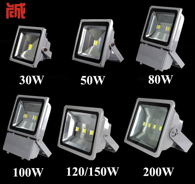 Led flood light 10w 20w 30w 50w 70w 80w 100w 150w  200w 