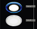Round led panel light double color three fuction 3 years warranty 5