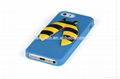 silicone gel mobile cases, rubber phone covers,silicon phone case with embossed  1