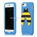 silicone gel mobile cases, rubber phone covers,silicon phone case with embossed  5