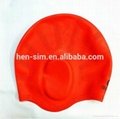 耐用硅膠潛水游泳帽