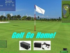 Low cost golf simulator kit