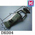 H&D DK004 Spring Loaded Toggle Latch Catch Lock Hasp Metal Silver Tone 1