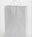 paper bags with twisted handle, cheap paper shopping bags 2