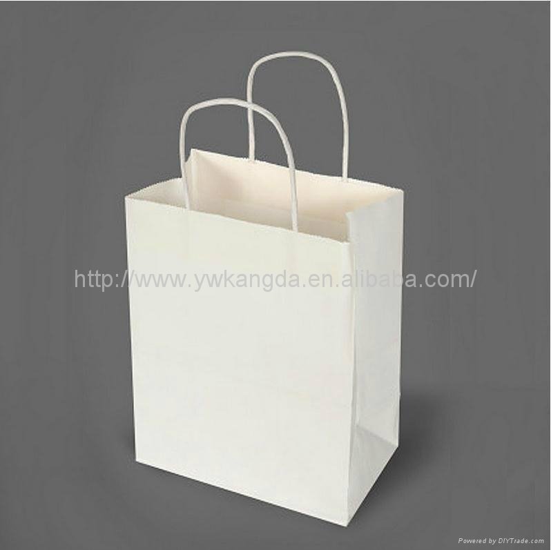 paper bags with twisted handle, cheap paper shopping bags 5