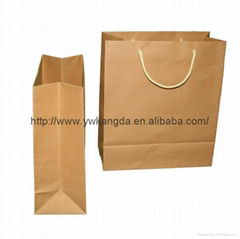 Cheap price brown kraft paper box for shopping