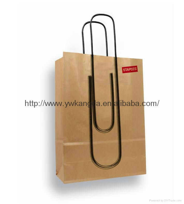 Cheap price brown kraft paper box for shopping   2