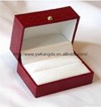 Good quality leatherette plastic box for ring for earring for necklace  3