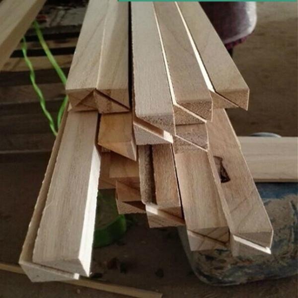 Paulownia wood chamfer strip with triangle shape 3
