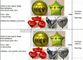 Offer Custom logo & design printing Foil Mylar Balloons 3