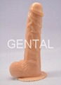 China high realistic Big size TPR dildo for lady