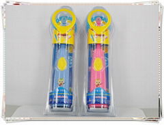 Fashion design cartoon musical toothbrush for kids