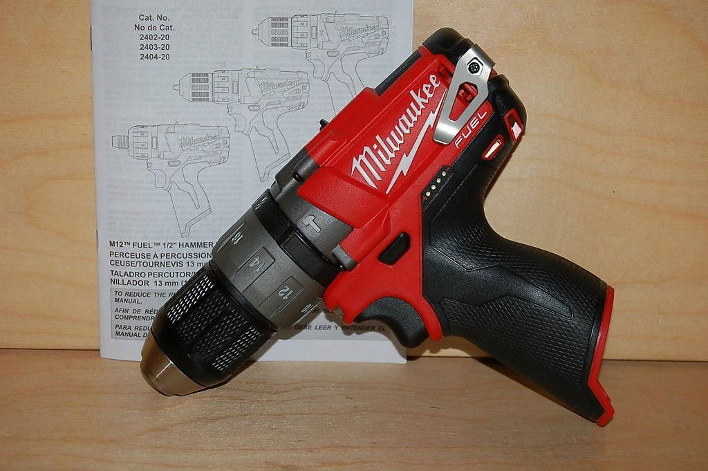Milwaukee M12 FUEL 1/2" Hammer Drill Tool Only 2404-20 bare tool