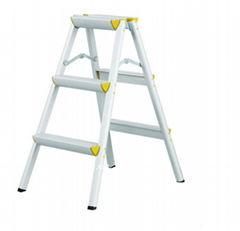 Aluminium ladder two side folding stairs step tool aluminium ladder supplier