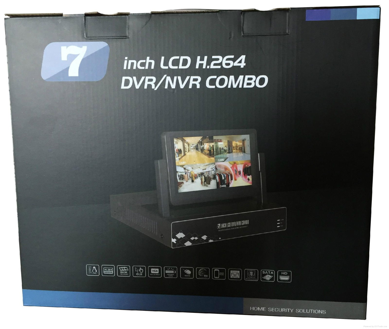 2015 hottest 4 channel USB dvr with 7inch LCD SCREEN 4