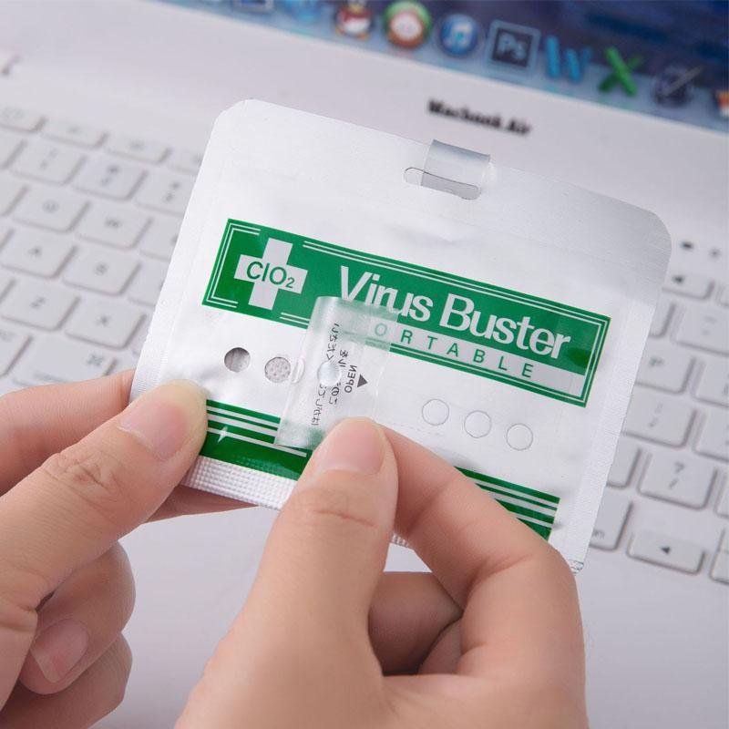 Virus Buster air sterilization card block out sterilization card portable 5
