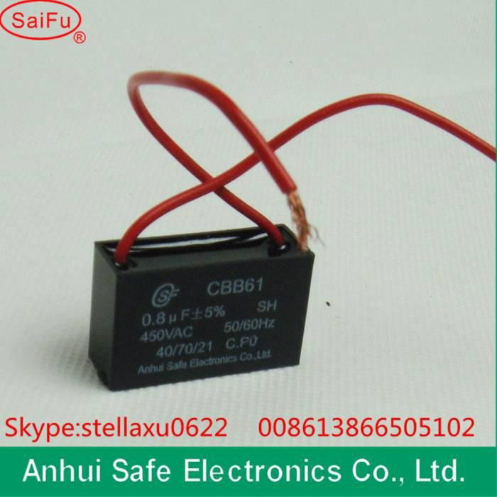 CBB61 capacitors, AC fan motor capacitor, generator capacitor 2