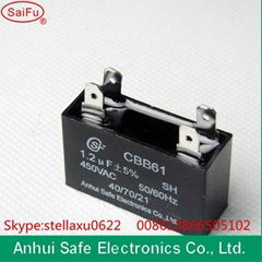 CBB61 fan electric 450vac motor run Capacitor