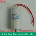 white plastic &auminum shell cbb60 cbb61 cbb65 cd60 series capacitor 5uf-100uf 2 3