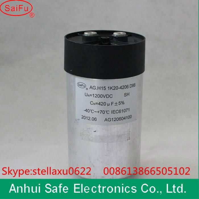 High safe and quality DC-LINK capacitors CE, ROHS, SGS, SASO, CQC and ISO9001 2