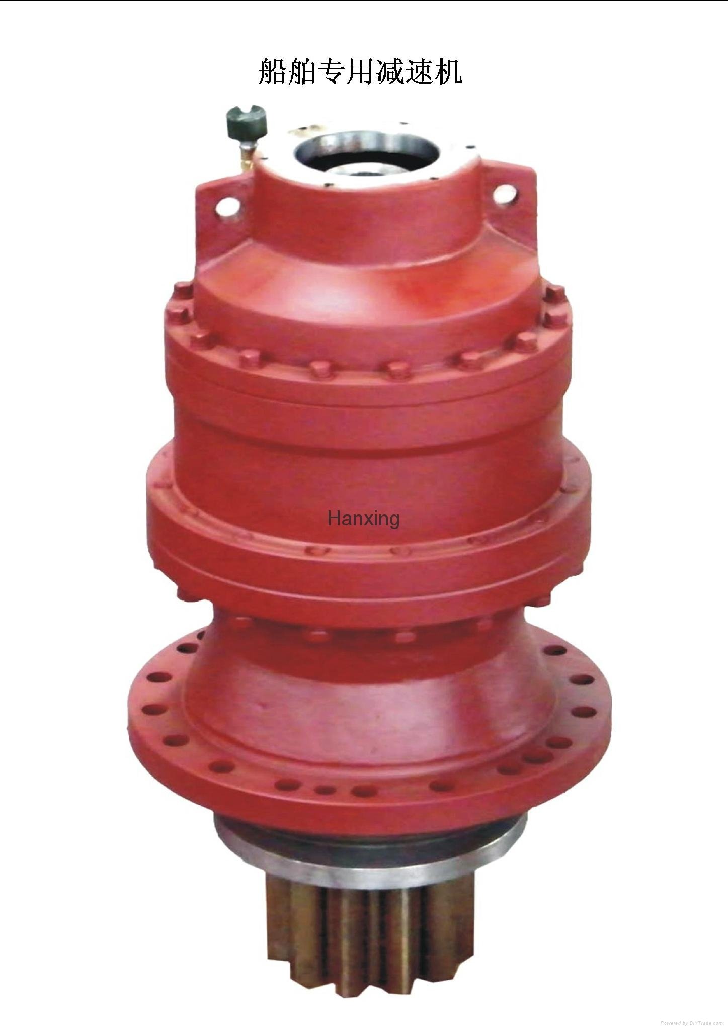 Large planetary gearbox for marine