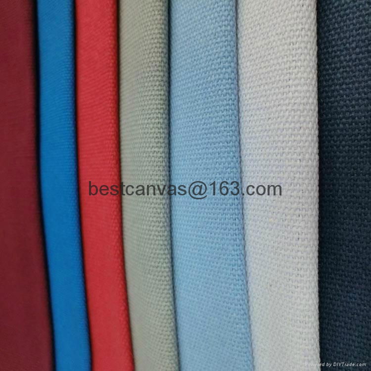 12oz 57" cottondyed canvas fabric wholesale shoes canvas case cloth 2