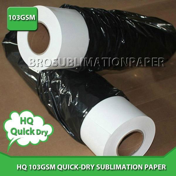  Quick-dry 103g Sublimation Paper 60"*100m 5