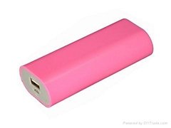 3600mAh Power Bank with Plastic Casing and Candy Colors